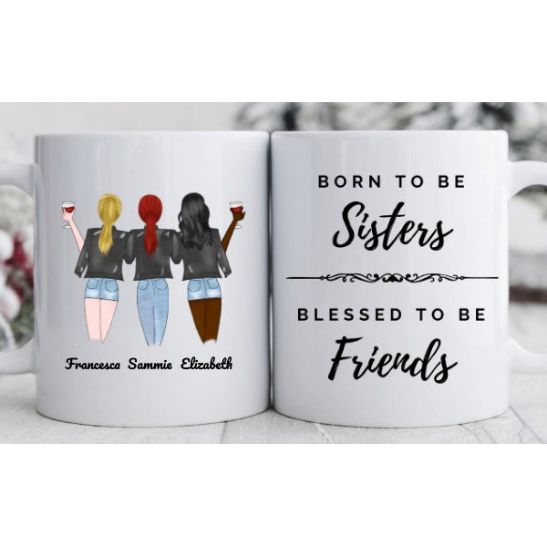 Three Friends - Jackets - Born & Blessed Mug