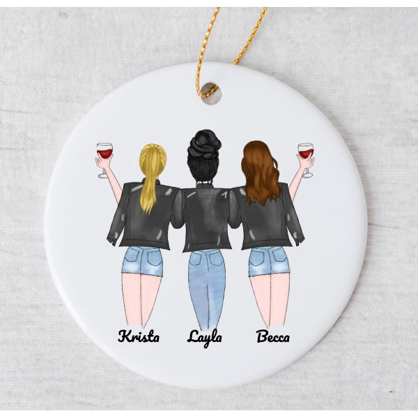 Three Friends - Jackets Ornament