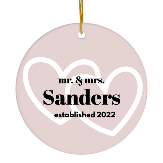 Mr. & Mrs. Established Ornament