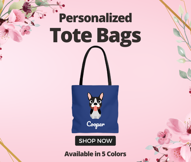Personalized Tote Bag Gift For Dog Lovers - Rose Color - Dog Mom Gift And  Dog Dad Gift – HoneyDash