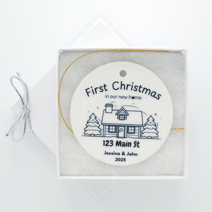 First Christmas in Our New Home Ornament