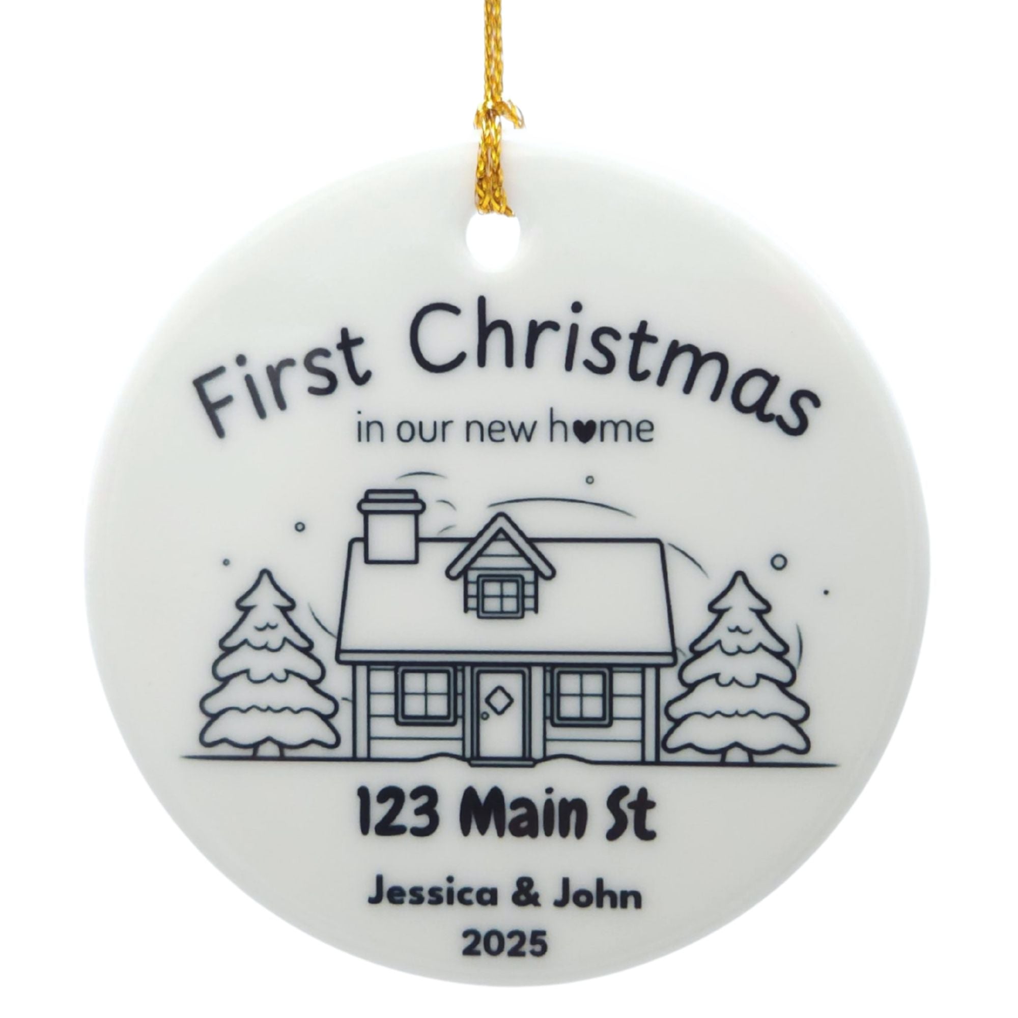 New Home Ornament 2025 - Gift Idea For Family Moving Into a New