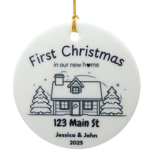 First Christmas in Our New Home Ornament