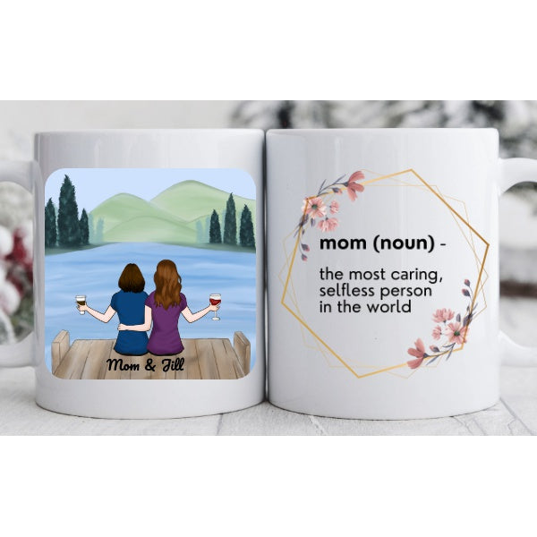 Mom & Daughter - Mountains - Mom Definition