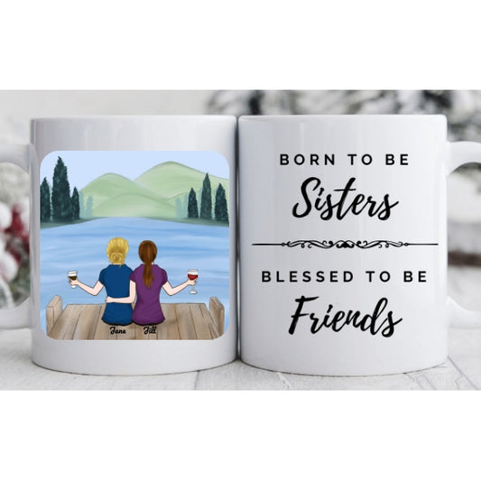 Two Friends - Mountains - Born & Blessed Mug
